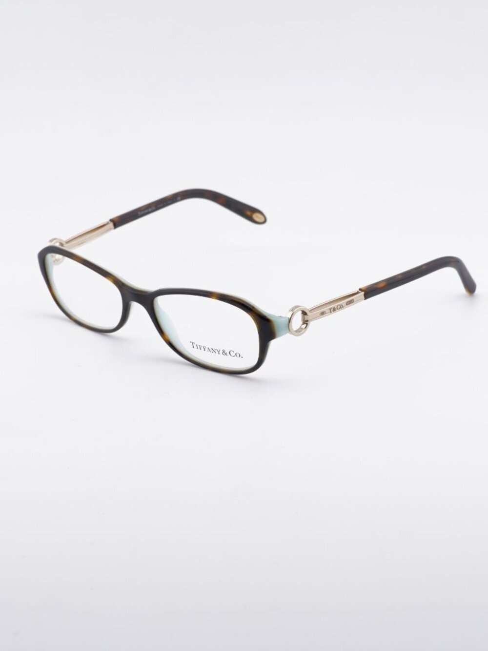 Tiffany & Co TF2066 8134 Eyeglasses Havana/Gold 50mm Rectangle